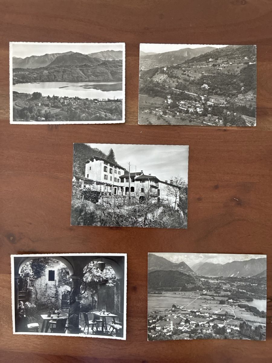 Cartoline postali: 10 Ansichtskarten Schweiz von Agno TI & 1 Prospekt – Usato da Oftringen venduto da Cla.vD.74 2