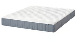 mattress (Pocket sprung mattress, firm/light blue)