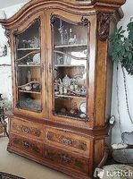 Vitrine Deko Schrank- Barock, restauriert