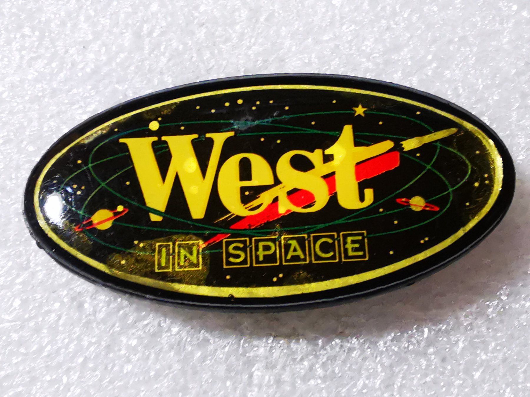 Placchette & Badge: Ansteckpin 191: West – Usato da Oppligen venduto da Pin-Fall-Shop
