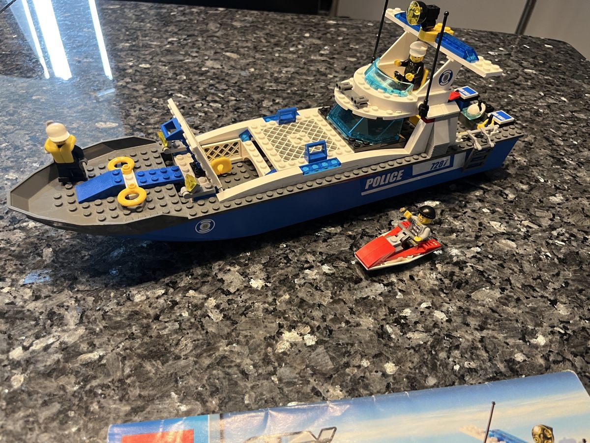 Lego Baukästen: Lego Polizei Schiff komplett. – Gebraucht aus embrach von kialle 5