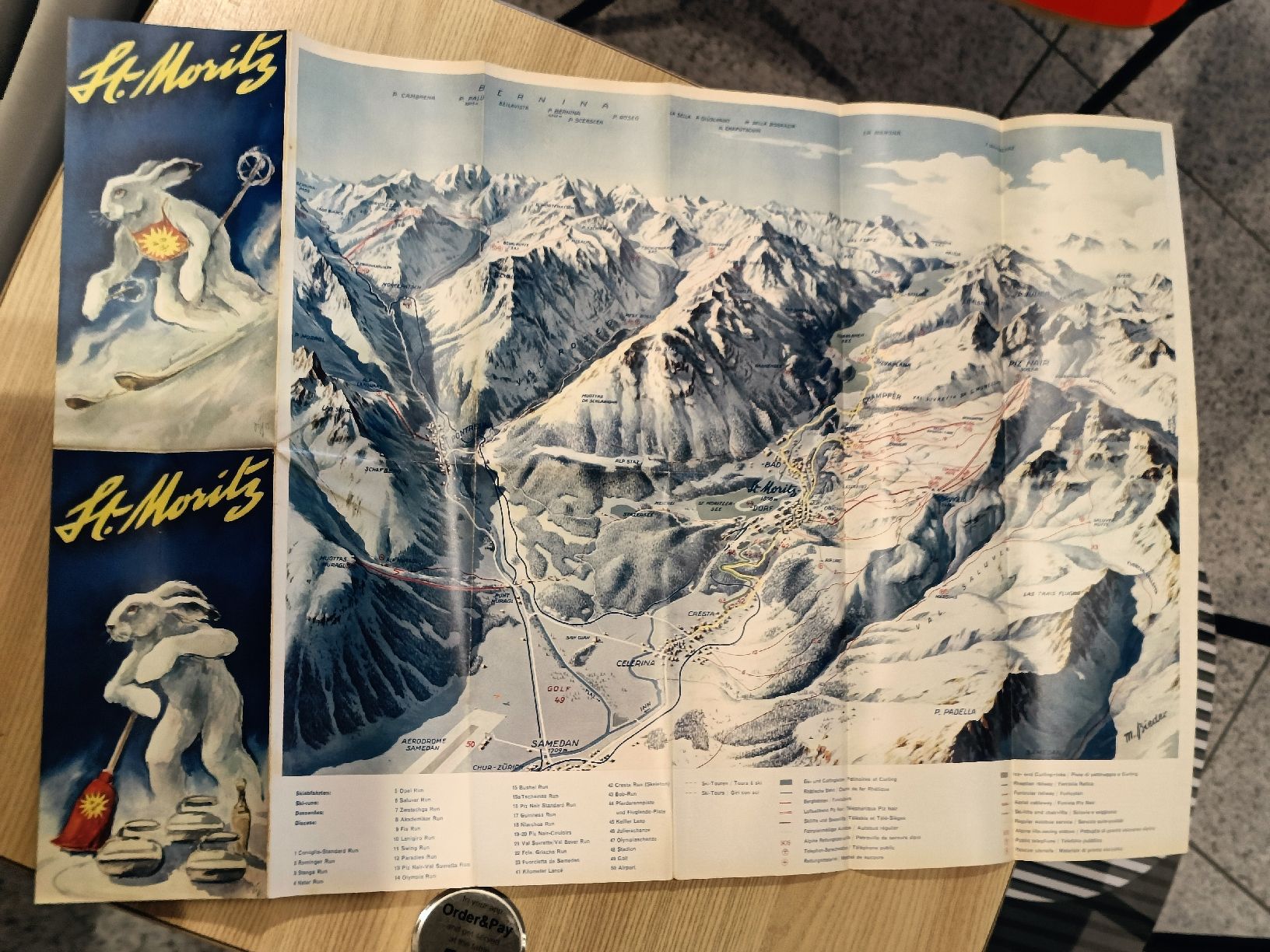 Dokumente: Prospekt / St Moritz - Ausgabe ca. 1930 – Gebraucht aus Brugg AG von Ente015 4