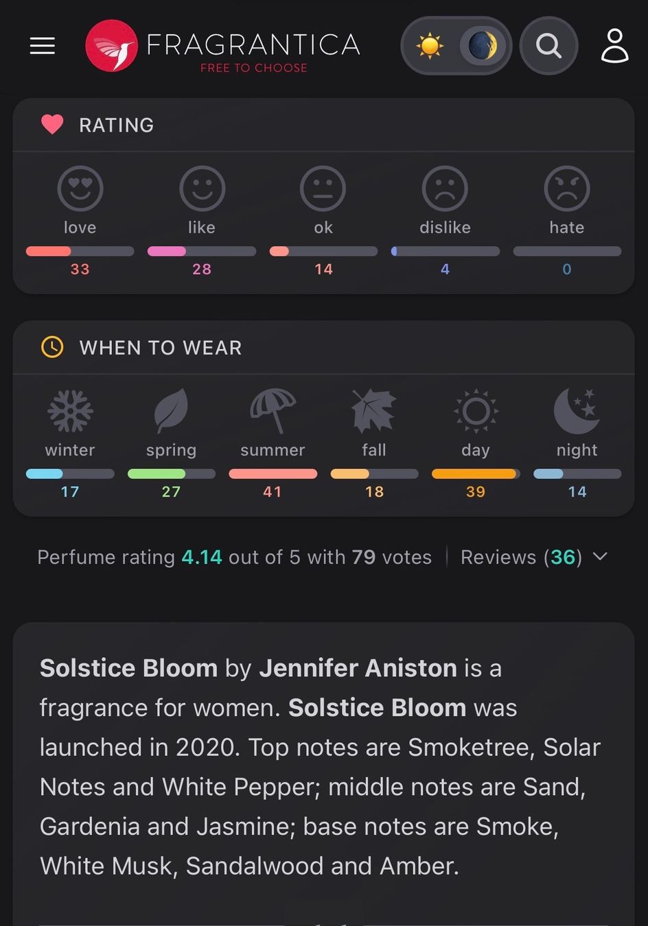 Parfums & Eau de Toilette: Solstice Bloom Jennifer Aniston EDP 2ML Abfüllung – D'occasion à Zürich par deruja 6