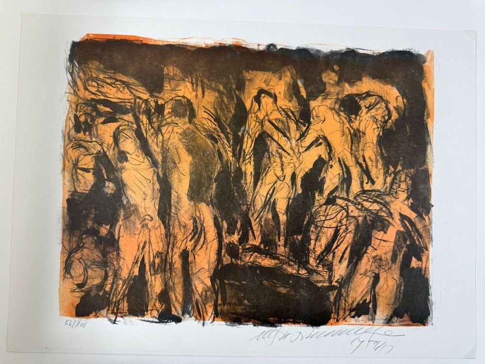 Grafica & Litografie: Manfred Henninger LITHOGRAPHIE SIGNIERT NUMMERIERT – Usato da Gersau venduto da grafik-kunst 3