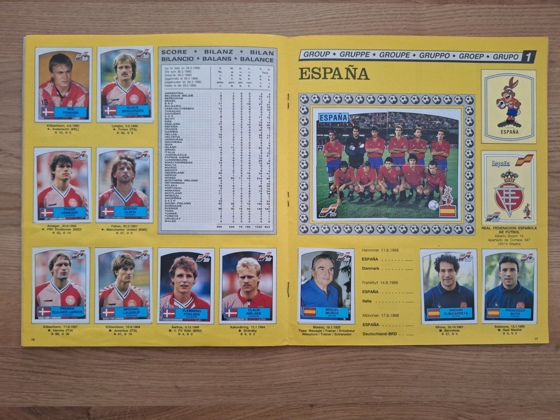 Panini Albums: PANINI EURO 1988 – D'occasion à St. Gallen par Matrix023 5