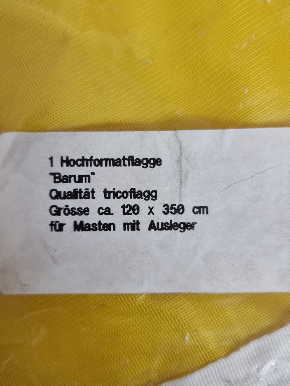 Fahnen: Barum Reifen Banner Flagge – Gebraucht aus Oey von Landrover88 1