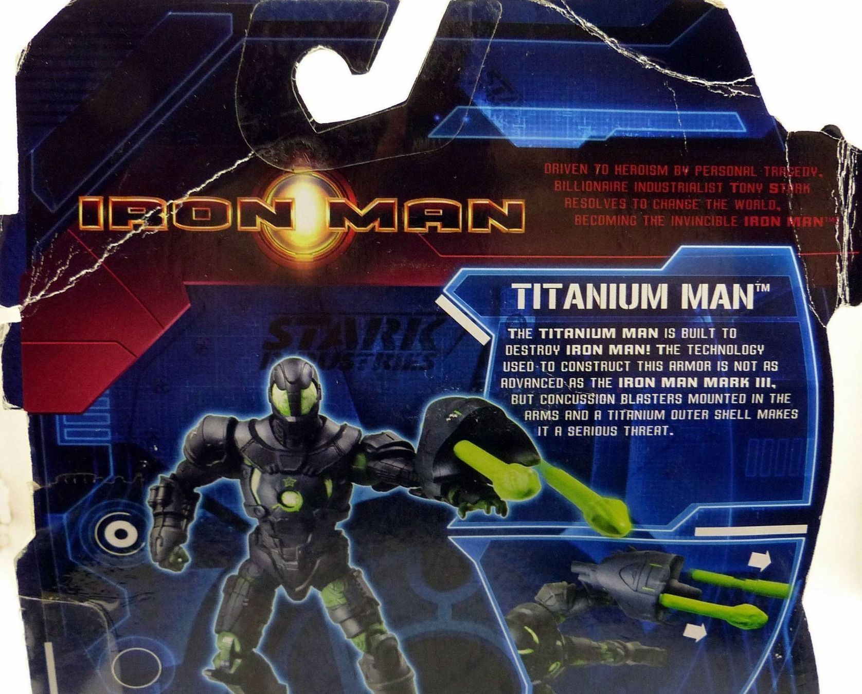 Statuette: IRON MAN TITANIUM MAN SERIE HASBRO MARVEL 2008 USA IMPORT – Nuovo (secondo la descrizione) da Lugano venduto da YouWantUS 3