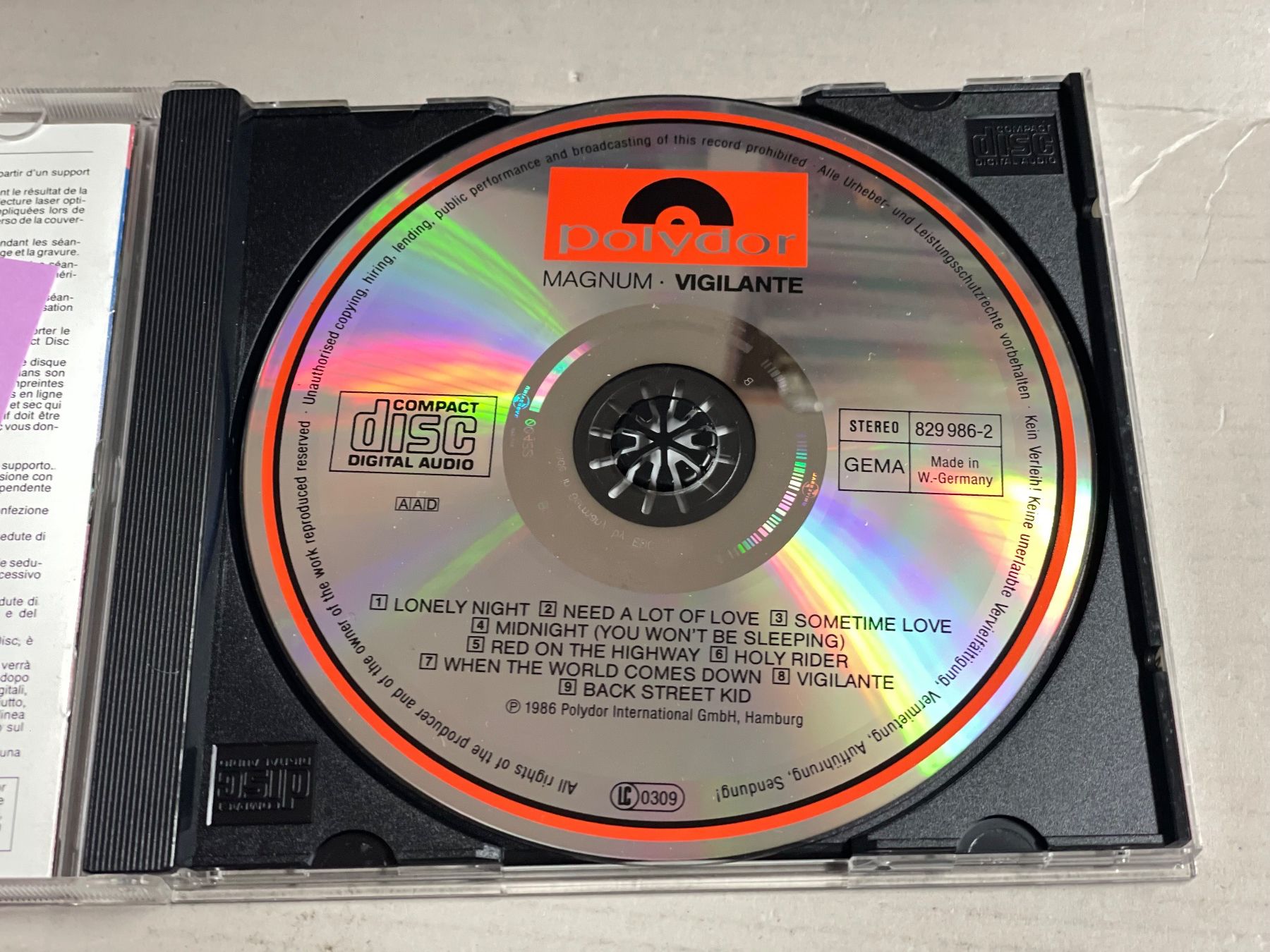 CDs: Magnum - Vigilante – Gebraucht aus Muri b. Bern von AdidasCollector 2