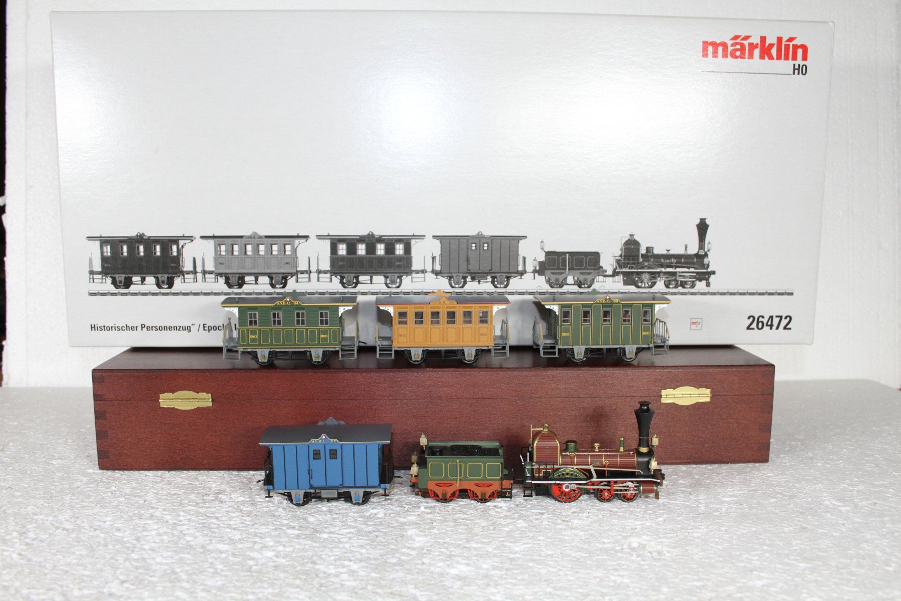 Märklin Modellini di ferrovie: Märklin 26472 SNB Spanisch Brötli Bahn mfx – Usato da Triesen venduto da gleis8 1