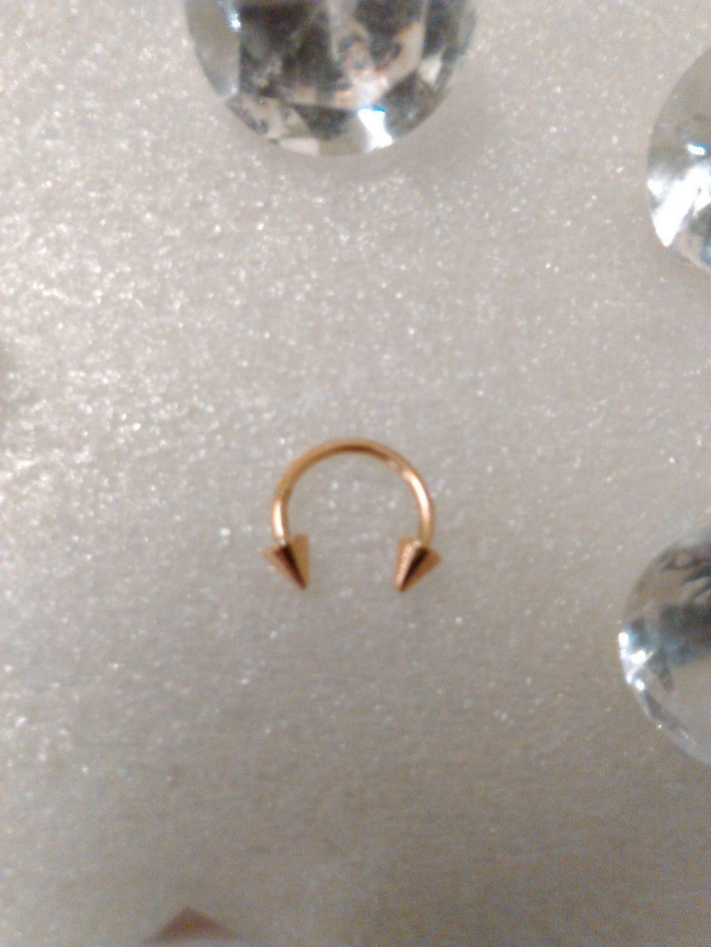 Piercingschmuck: EDELSTHAL NASENPIERCING;VERGOLDET – Neu (gemäss Beschreibung) aus Basel von bijoutrie_4 3