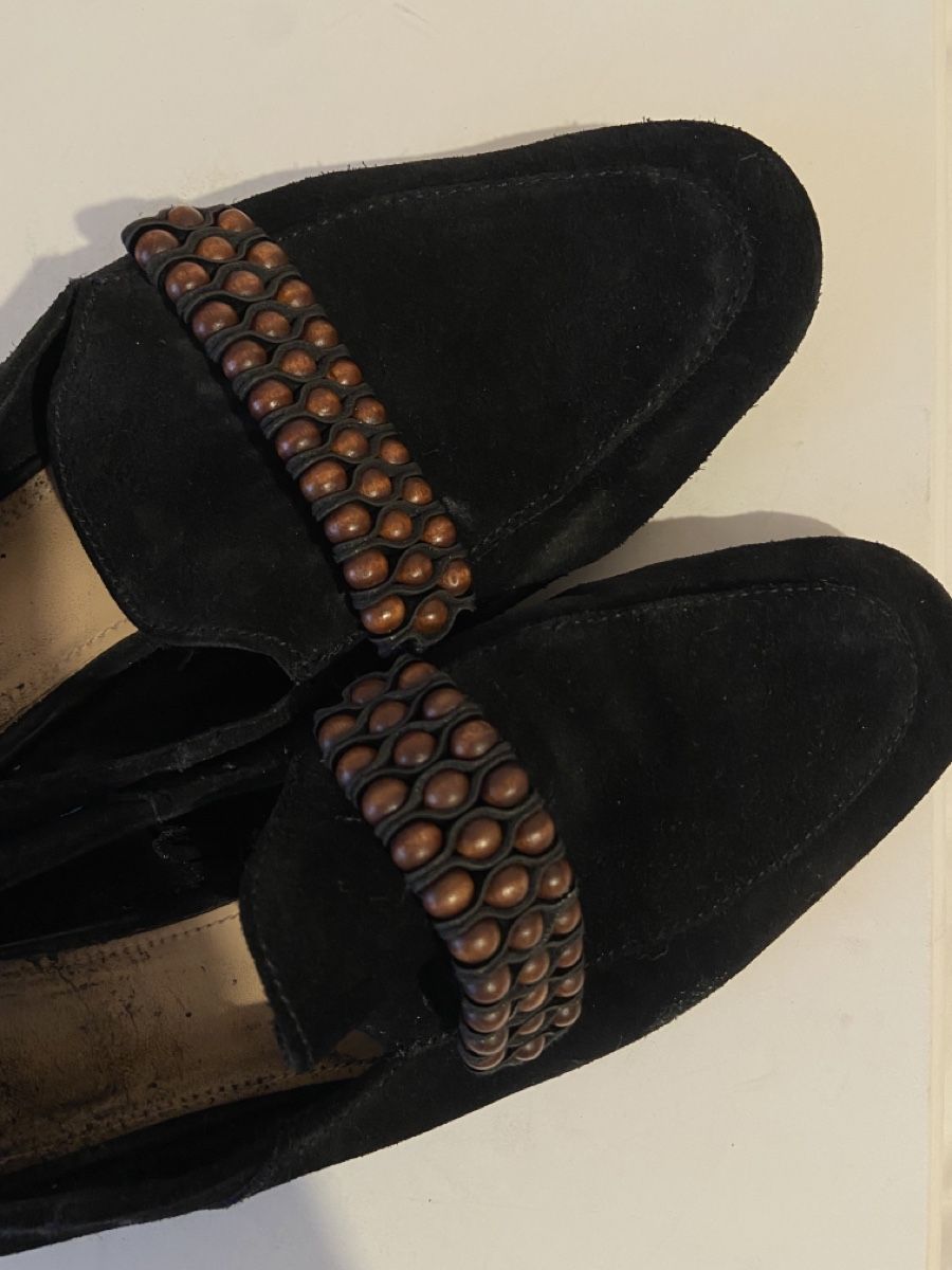 Zara Damenschuhe: Mocassins - ballerines noires en daim – Gebraucht aus Chêne-Bougeries von sor_9rzp 1