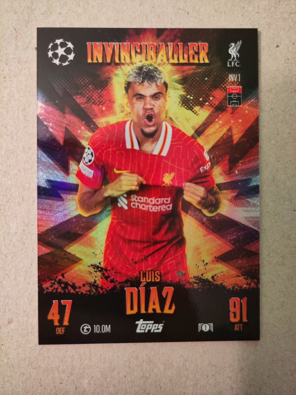 Topps Carte collezionabili: Topps Match Attax Invinciballer Luis Diaz INV1 – Nuovo (secondo la descrizione) da Flawil venduto da Juventino93