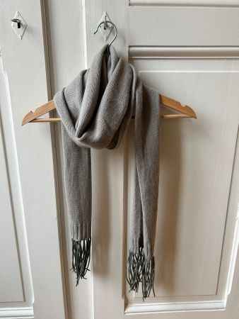 Cashmere Strickschal in Taupe