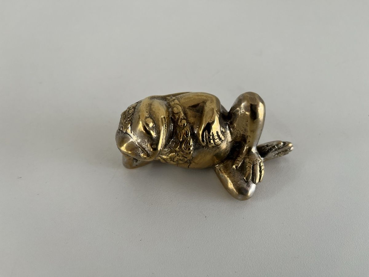 Skulpturen & Statuen: Frosch aus Metall – Gebraucht aus Wetzikon ZH von seli03 1