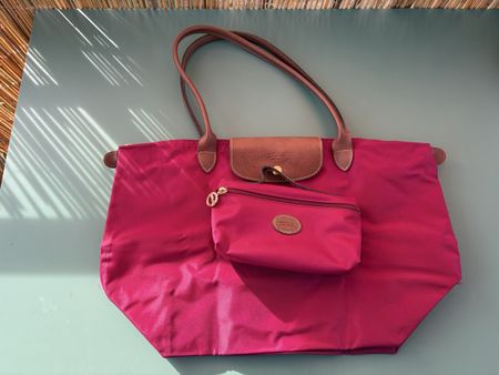 Longchamp Le Pliage Tasche Magenta/Pink inkl. Etui