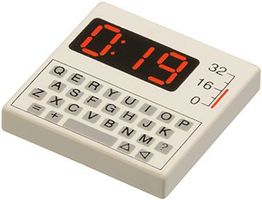 Lego System Fliese 2x2 mit Tastatur(3068p80)