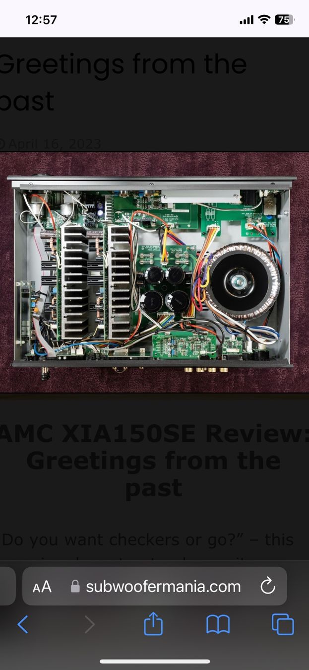 Amc Amplificatori: AMC xia150se High-Current Vollverstärker NEU – Nuovo e nell'imballaggio originale da Frick venduto da hifimarkt 1