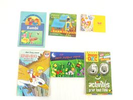 6er Set  kleine Kinderbücher französisch