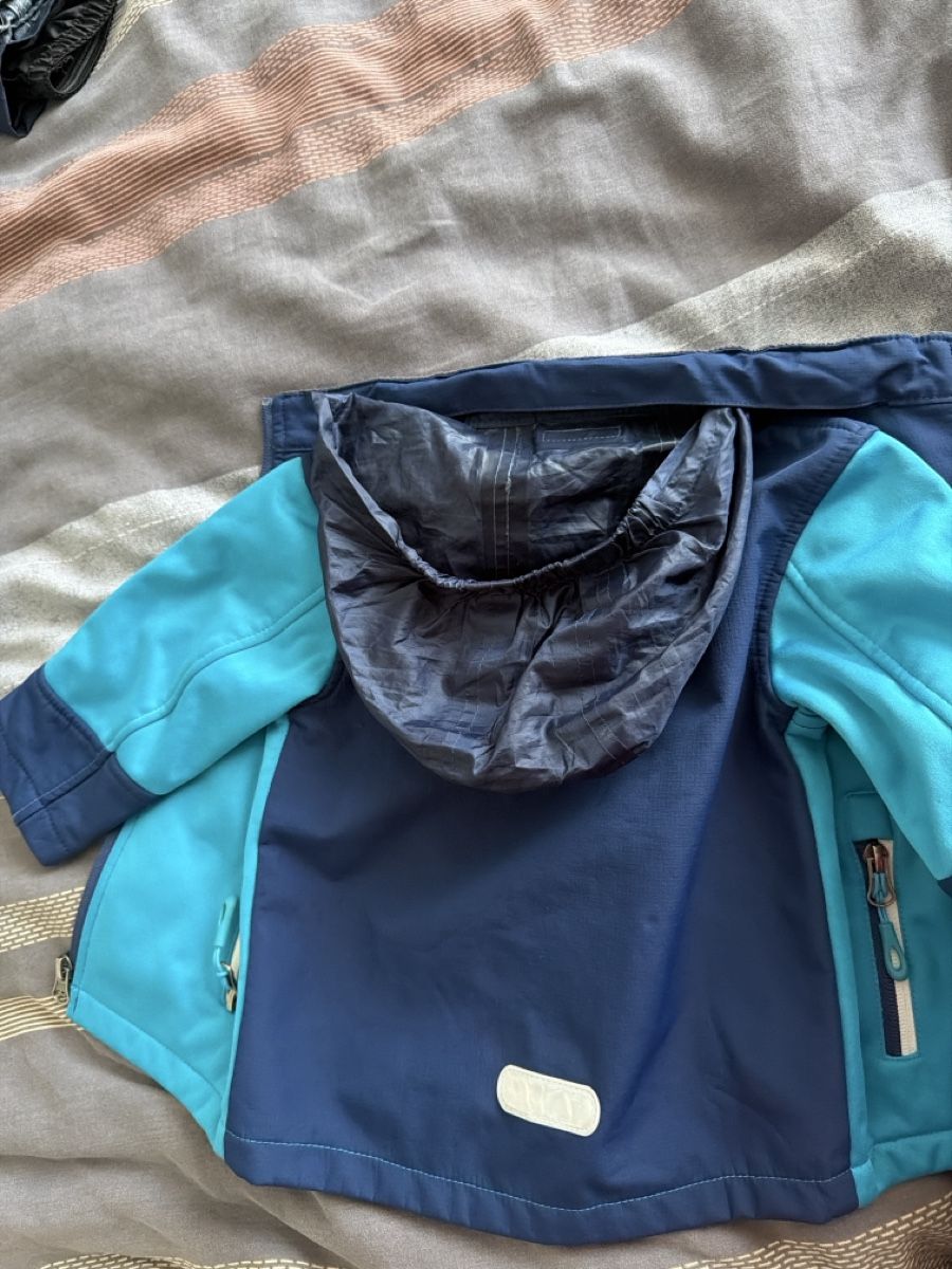Vestes: Kinder Softshelljacke Crane blau grau Grösse 74/80 – Neuf (Voir description) à Bischofszell par Thea24 4