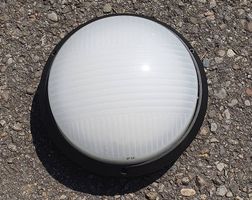 Wandleuchte- Deckenaussenleuchte, Glas mit Alugehäuse, IP55