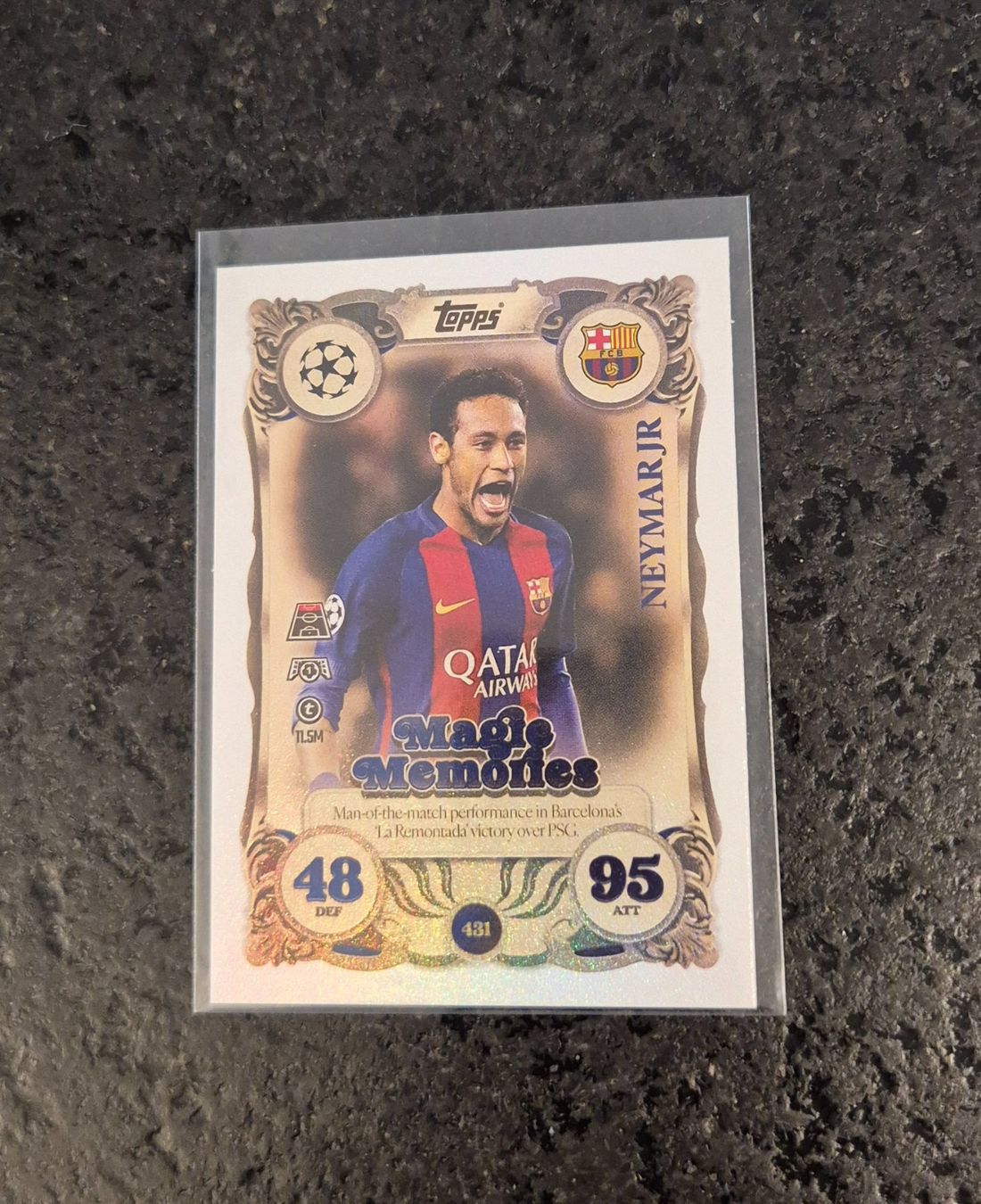Topps Carte collezionabili: Neymar - Barcelona - Topps – Nuovo (secondo la descrizione) da Burg AG venduto da Danoe