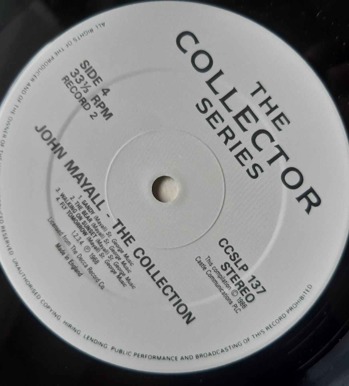 Dischi in vinile: JOHN MAYALL: The Collection – Usato da Frick venduto da kyb_yq8h 4