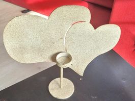 schöne romantische Deko für eine Rechaud Kerze
