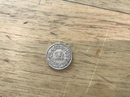 1/2 Franken 1953 Schweiz Münze guter Zustand