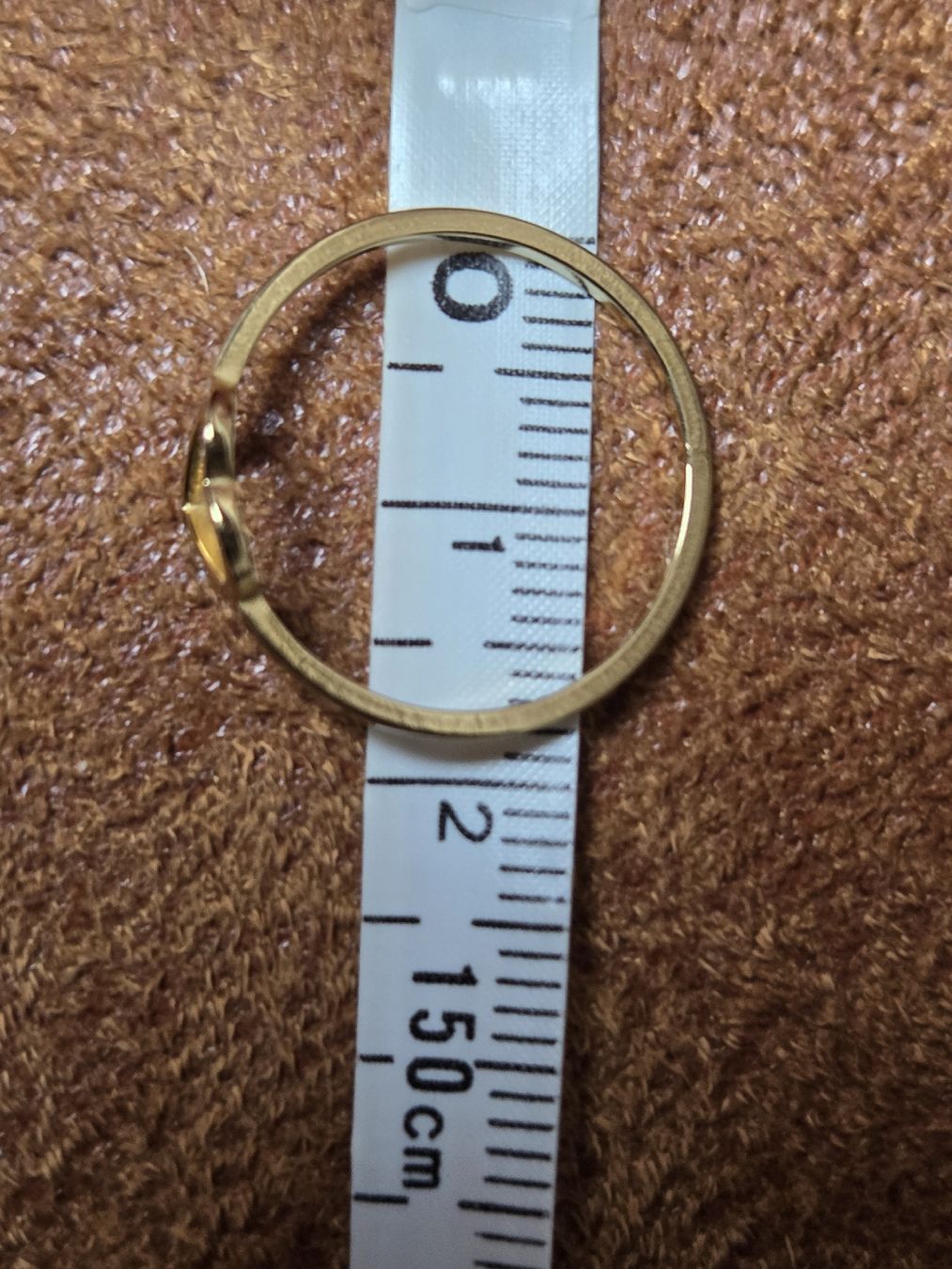 Anelli: Herz-Ring, goldfarbig, Gr. US 7 – Usato da Grosshöchstetten venduto da Dirue 2