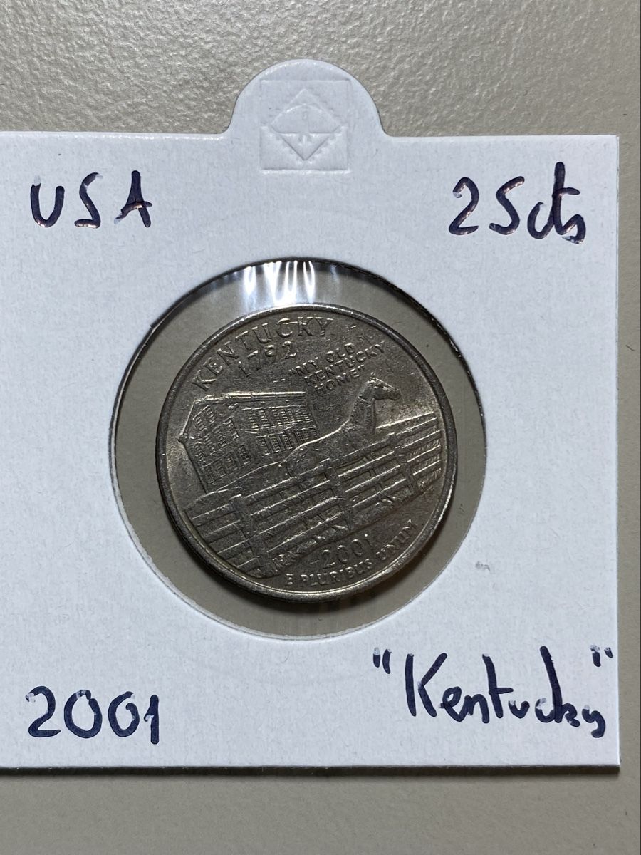 Tutti le monete: USA - Quarter Dollar - 2001 - Kentucky – Usato da Payerne venduto da Mike1682
