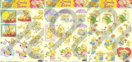 3D Schnittbogen Lovely Bears (3Stk.)