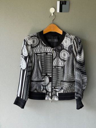 Airfield Designer Jacke / Bomberjacke - Gr. 40 / Seide