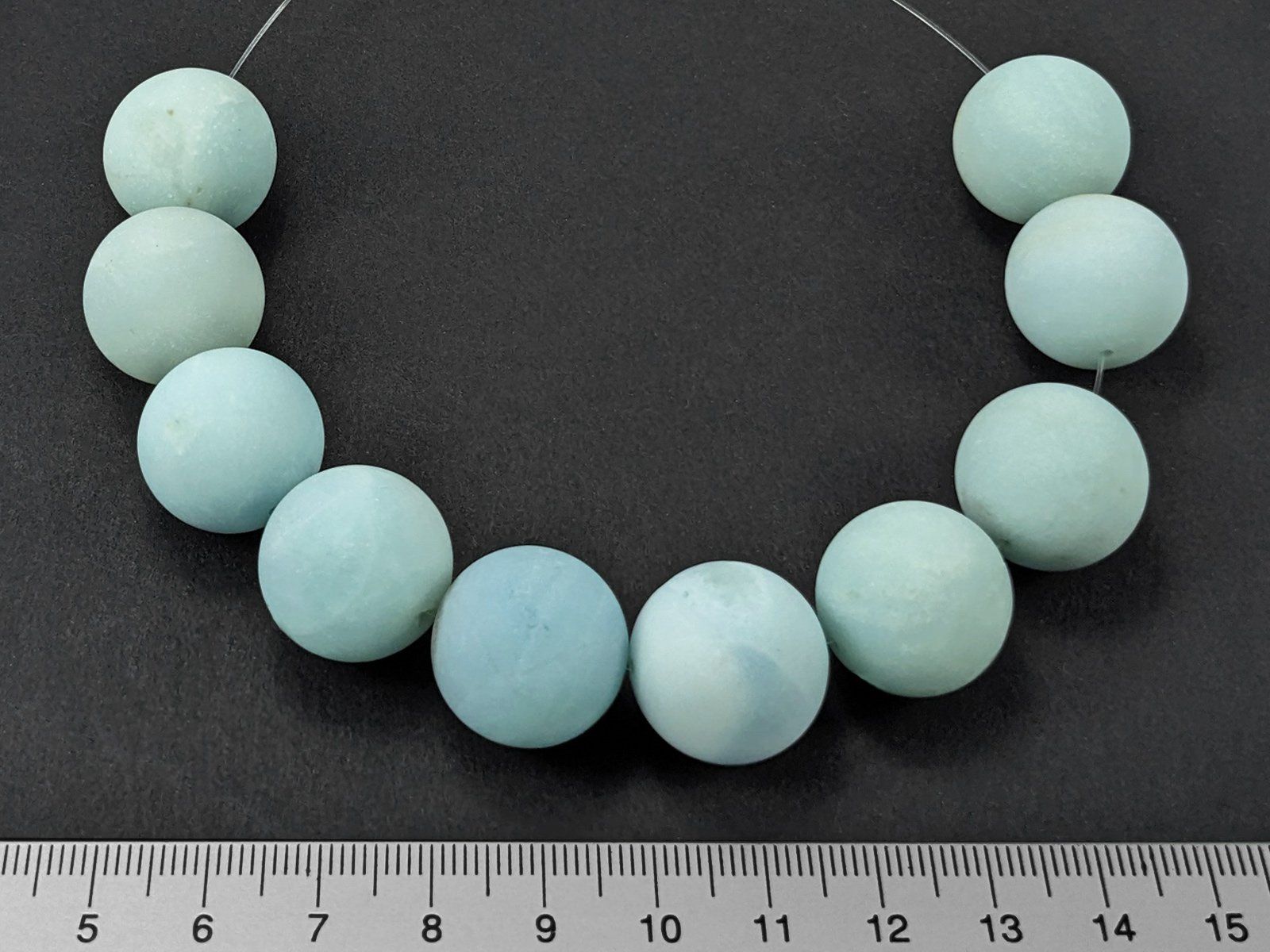 Mineralien & Heilsteine: Amazonit Perlen matt 18mm - 10Stk. – Neu und originalverpackt aus Meilen von GypsyCat