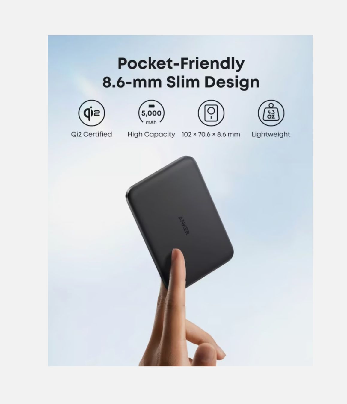 Batterie: Anker Nano MagGo Ultra Slim  – Nuovo e nell'imballaggio originale da Winterthur venduto da Pcline1 5