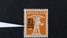 Aufdruck nach oben verschoben SBK 146 * leichte Falzspur 124