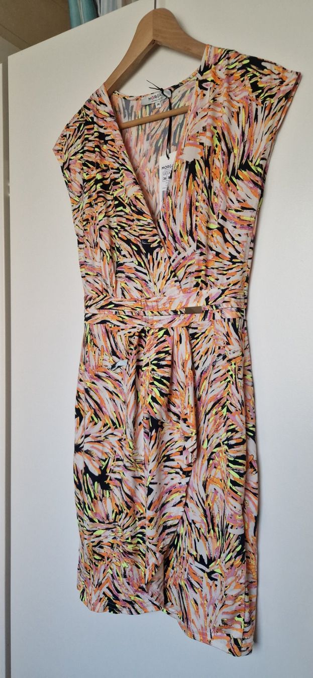 Morgan Kleider: Robe multicolore Morgan neuve, t. 36 – Neu und originalverpackt aus Fribourg von kimlan 1