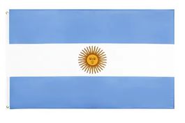 Argentinien Flagge 90x150 cm Polyester