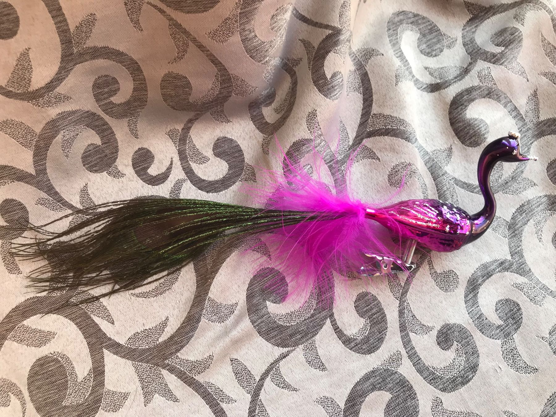 Alle Dekorationen: Pfau pink Vogel Christbaumschmuck – Neu und originalverpackt aus Alpnach Dorf von marvo 4