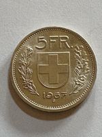 Münze 5 Franken 1967 HELVETIA guter Zustand