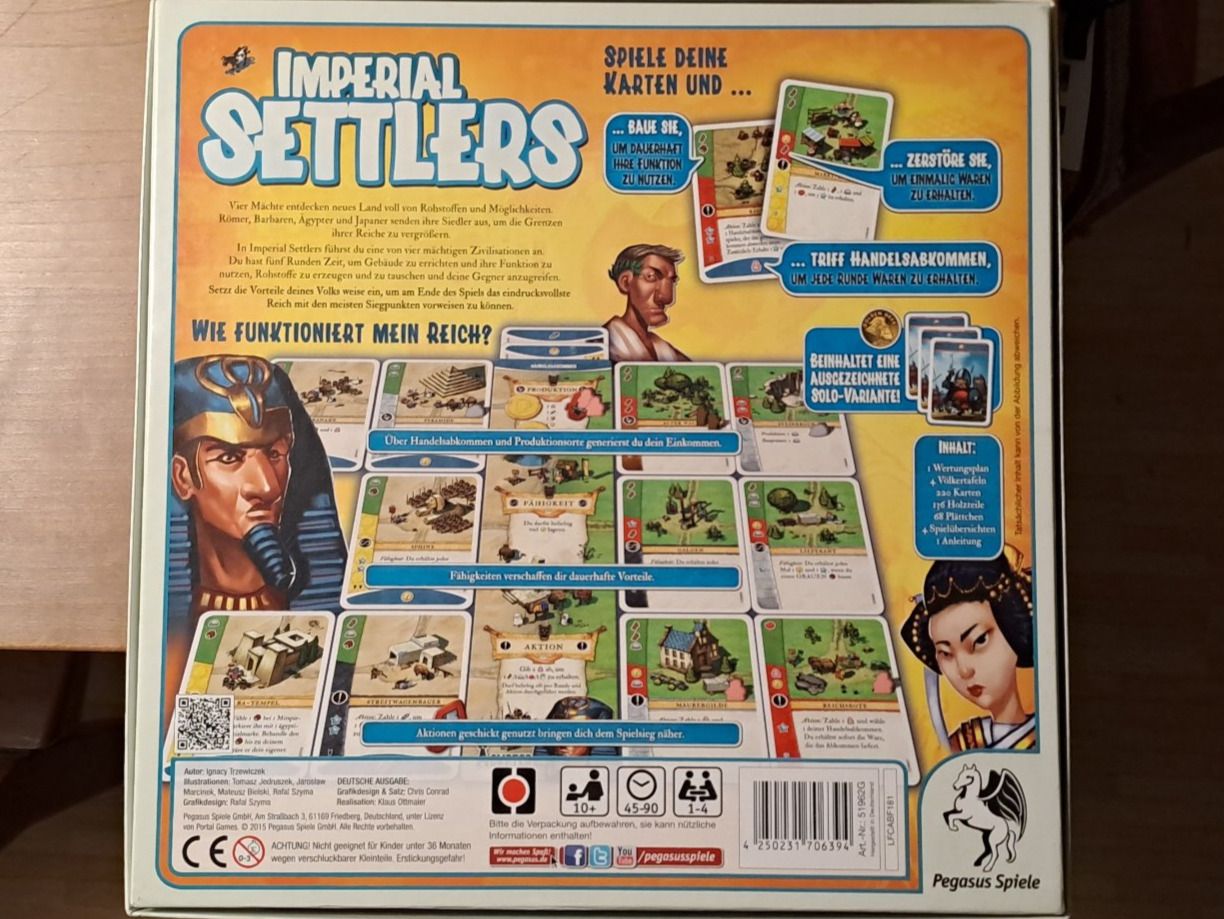 Giochi: Imperial Settlers – Usato da Zürich venduto da Hofzgee 1