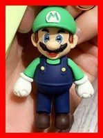 Luigi Schlüsselanhänger Gummi TPU Grün Figur Nintendo Switch