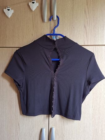 Top noir modulable, taille L