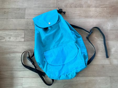 Rucksack blaugrün gebraucht, Rucksacknylon