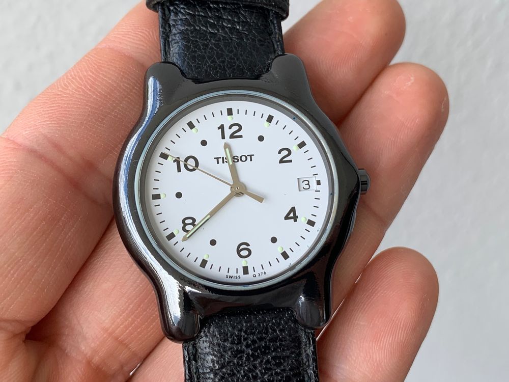 Carrure Céramique Noire Pour Montre Tissot Buggy Autolub - Pièce NOS Neuve
