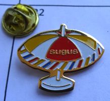 Pin Sonnenschirm gelb SUGUS