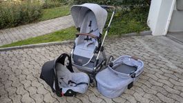 ABC Design Kombi Kinderwagen, Grau