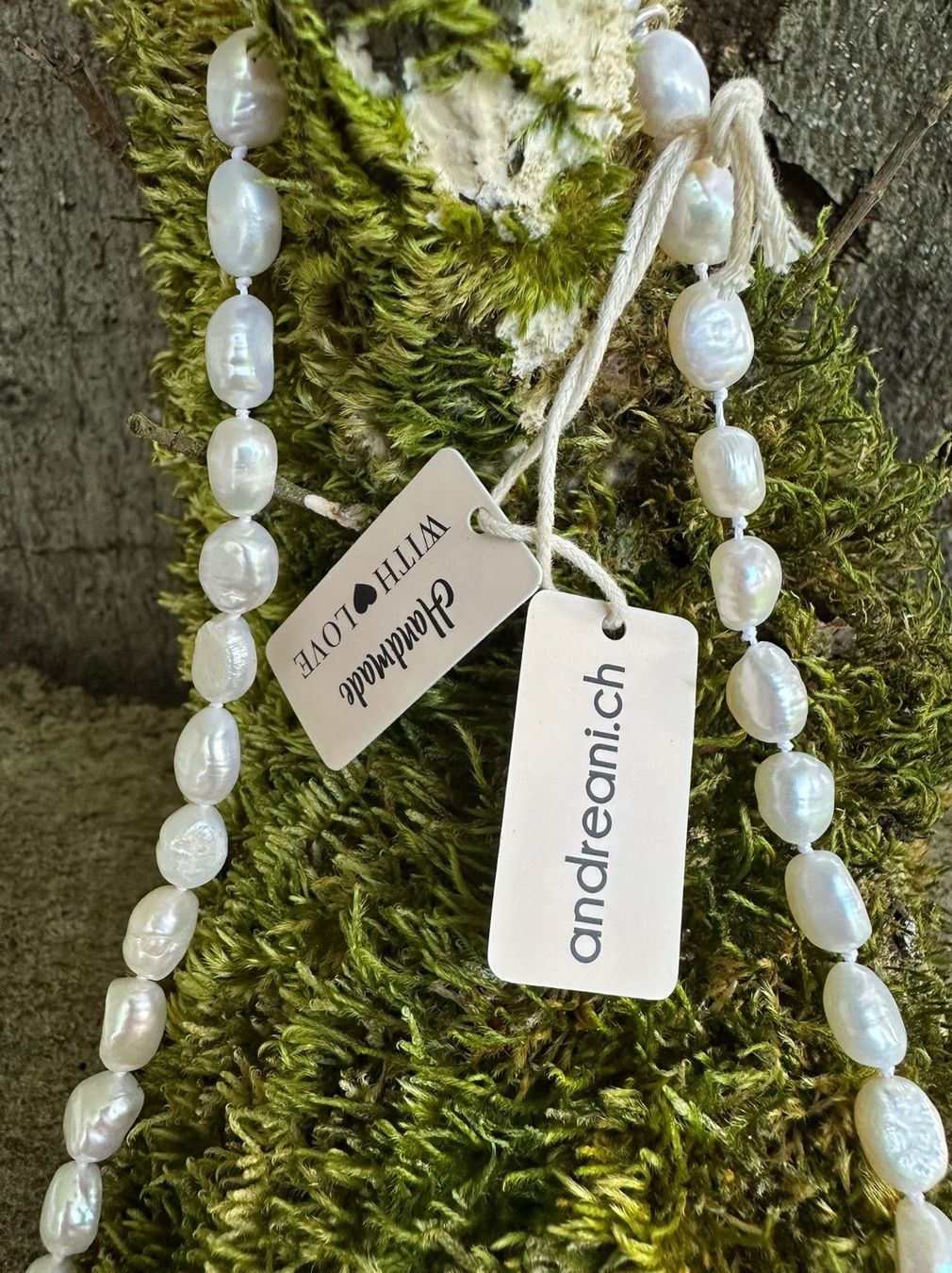 Ketten: Süsswasserperlen-Kette Damen von Andreani – Neu und originalverpackt aus Liestal von Ballybs 1