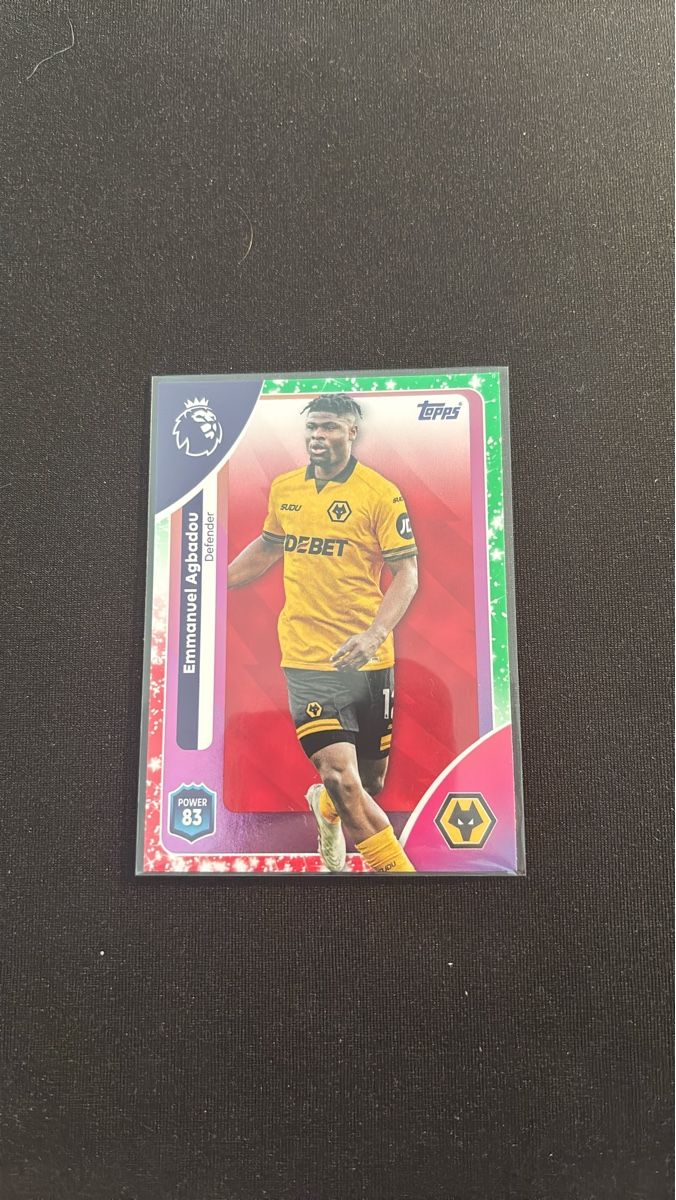 Topps Carte collezionabili: Topps - Emmanuel Agbadou - Wolverhampton Wanderers - PL – Usato da Kaiseraugst venduto da Baum_12