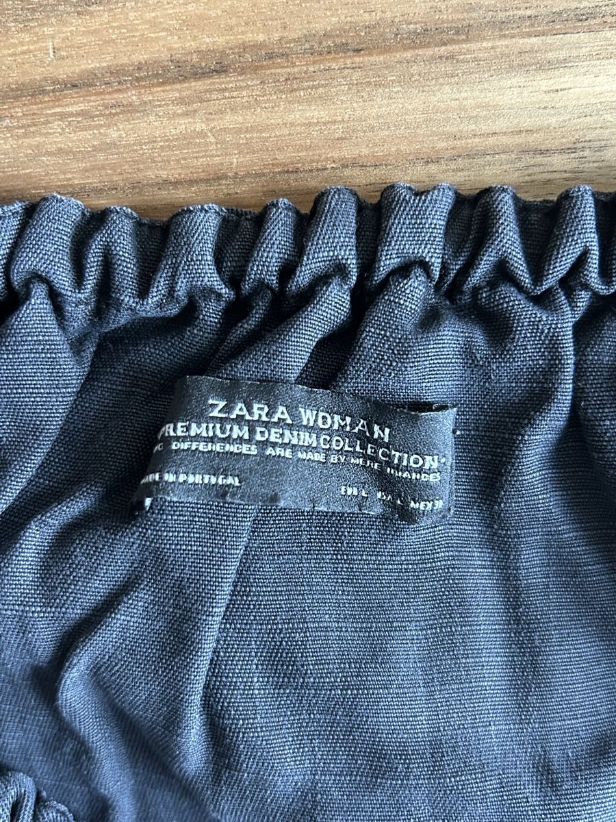 Zara Vestiti: Schwarzes Zara Kleid mit Volant - L – Usato da Zürich venduto da Lolaa123 3