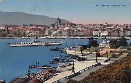 Genève, vapeur LA SUISSE, Feldpost 1942 FÜSILIER KP. III/105